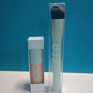 NIB Tarte Sea Power Flex Concealer 12N Fair Neutral .33 oz/10 ml + Angled Brush